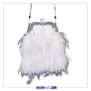 کیف مجلسی پر با دهانه فلزی سلطنتی کد B708